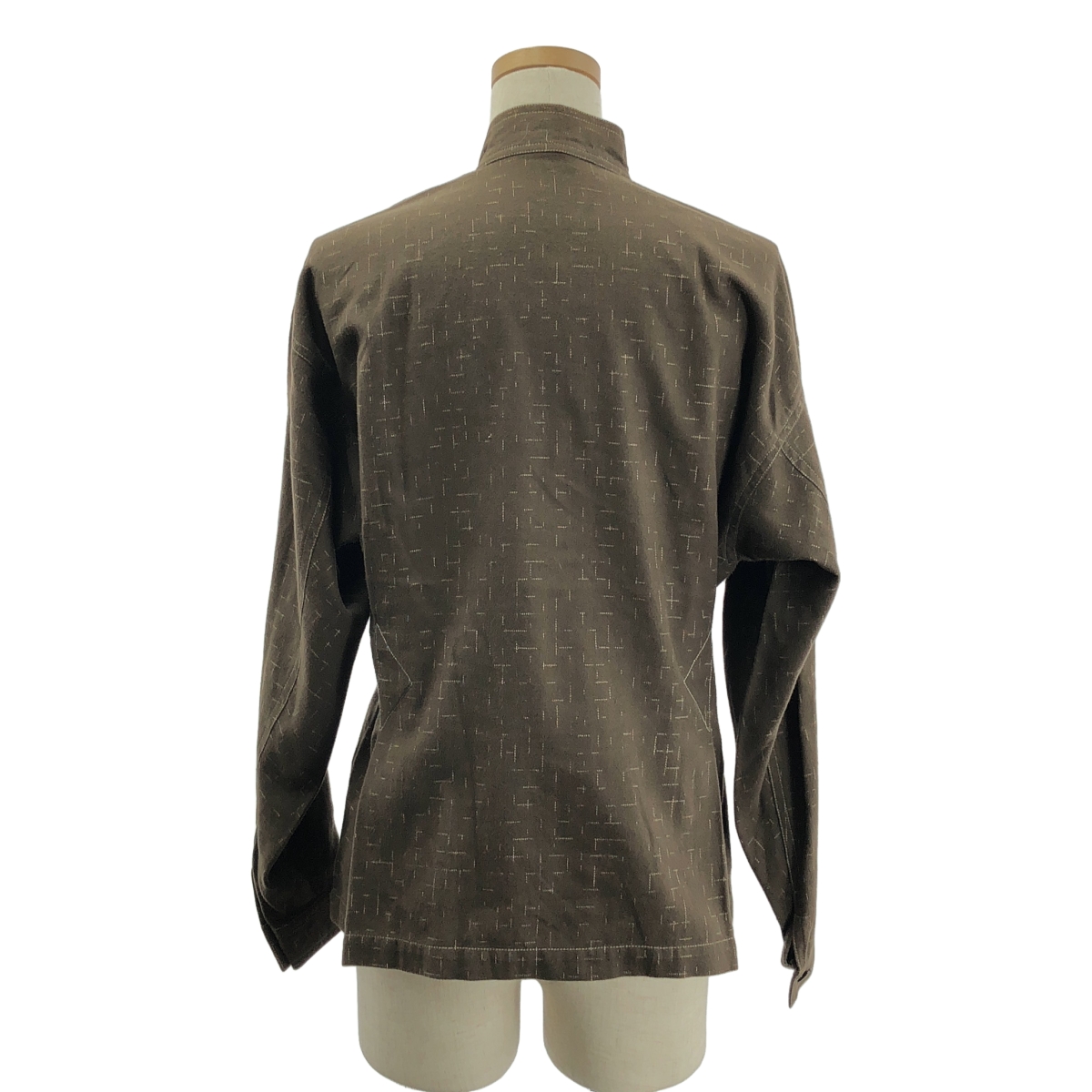 ISSEY MIYAKE / イッセイミヤケ 初期タグ / セットアップ 総柄 シャツ タックスカート