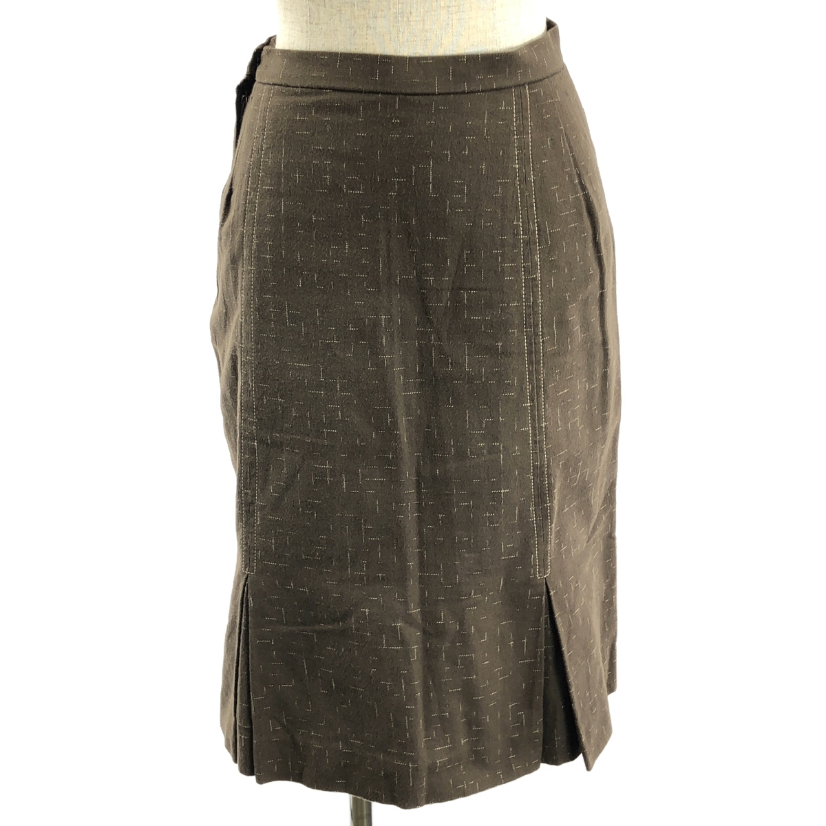 ISSEY MIYAKE / イッセイミヤケ 初期タグ / セットアップ 総柄 シャツ タックスカート