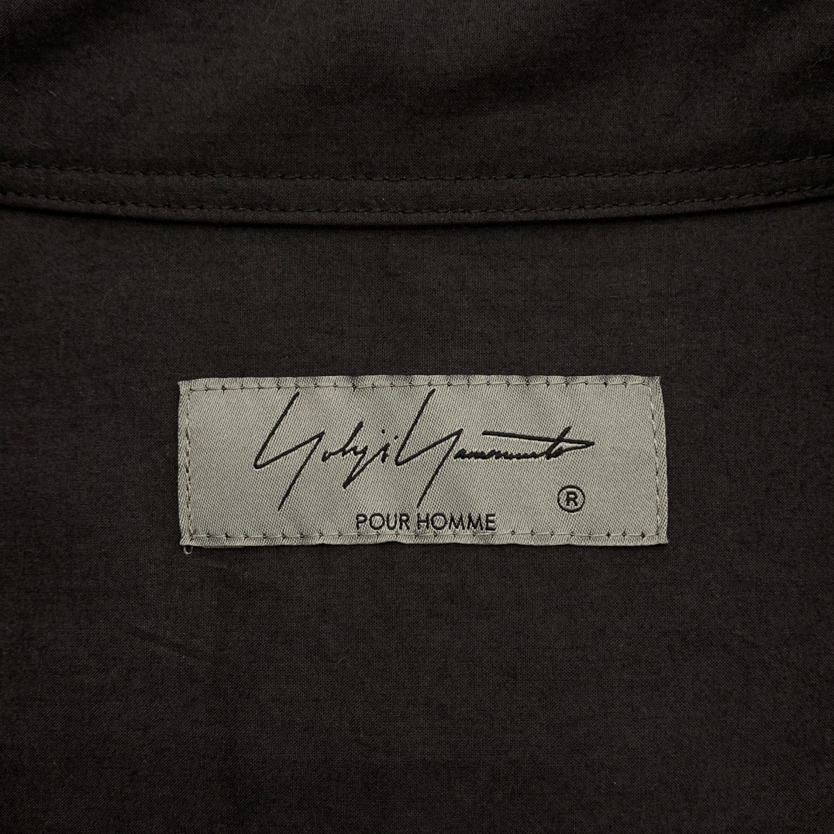 YOHJI YAMAMOTO POUR HOMME / ヨウジヤマモトプールオム オーバーシルエット ダブルポケット ロングシャツ