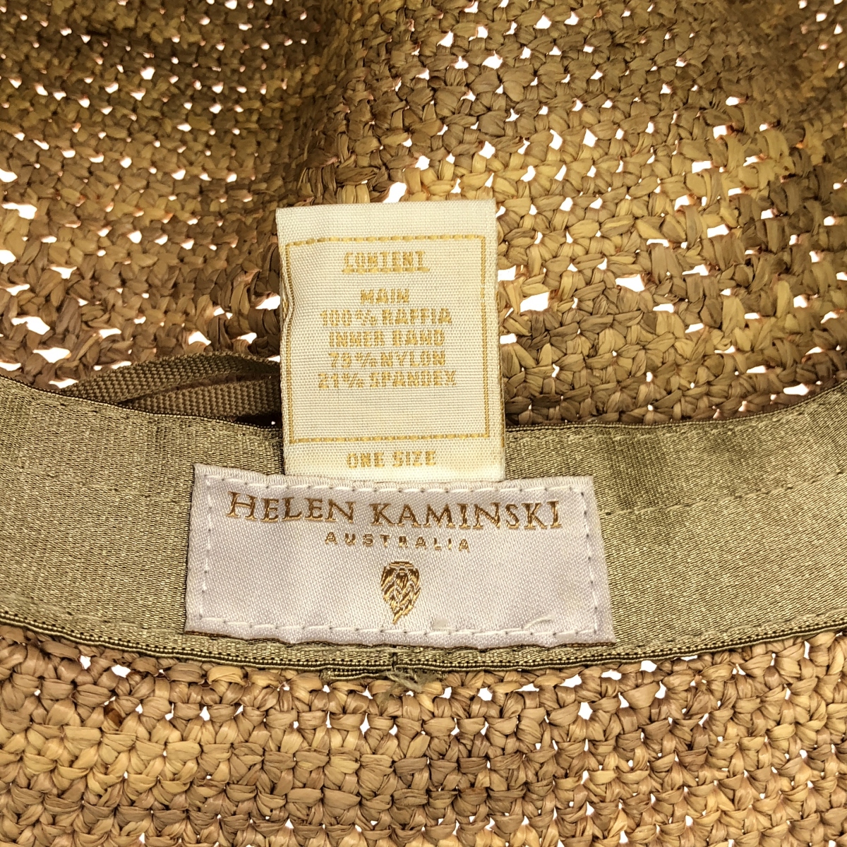 Helen Kaminski / ヘレンカミンスキー ELDORA 9 / ラフィア ハット 帽子