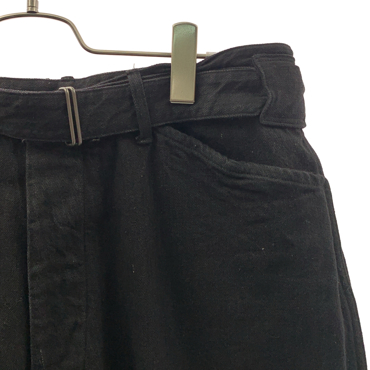 COMOLI / コモリ ベルテッド デニムパンツ / X01-03001