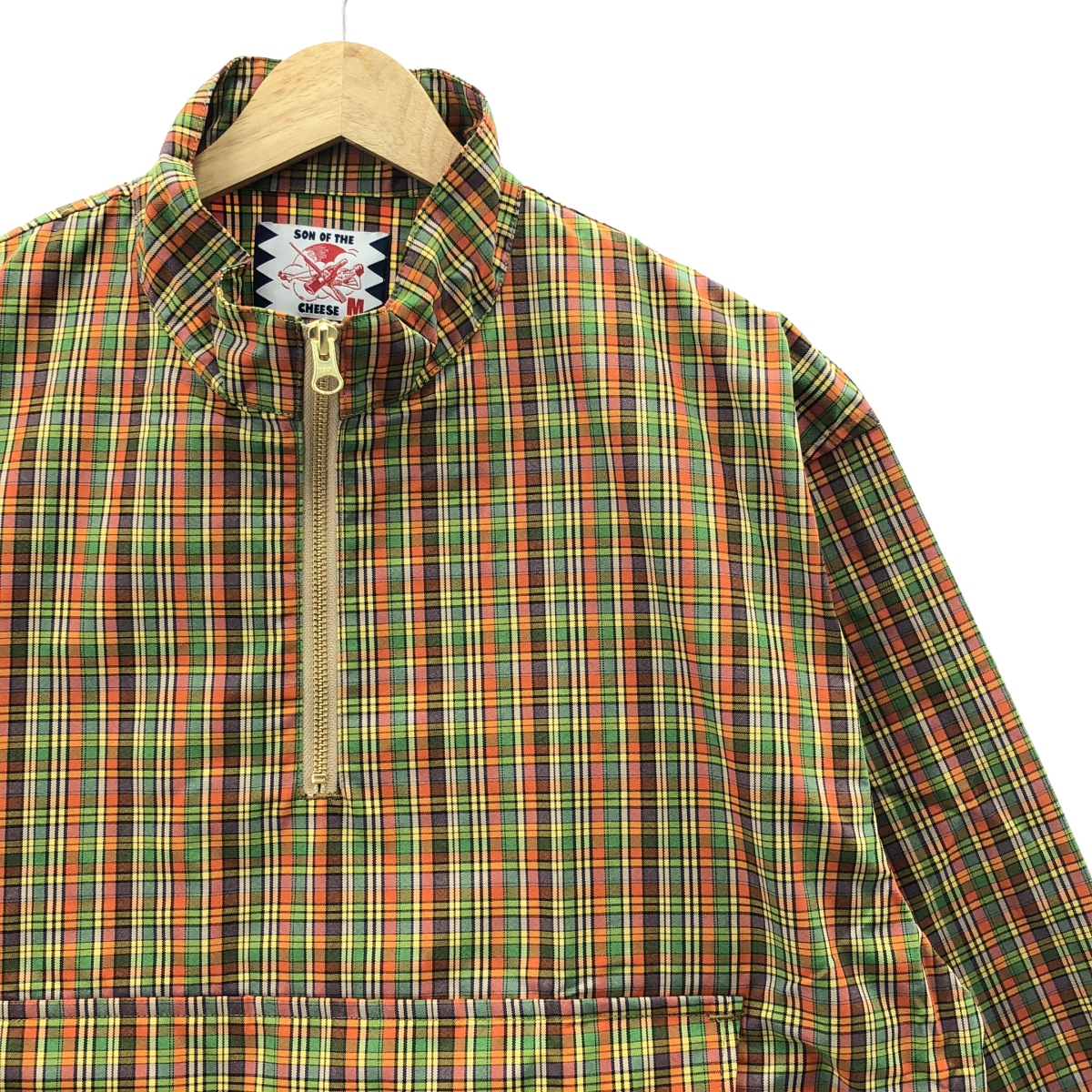 SON OF THE CHEESE / サノバチーズ Traditional Check Jkt チェック アノラックパーカー