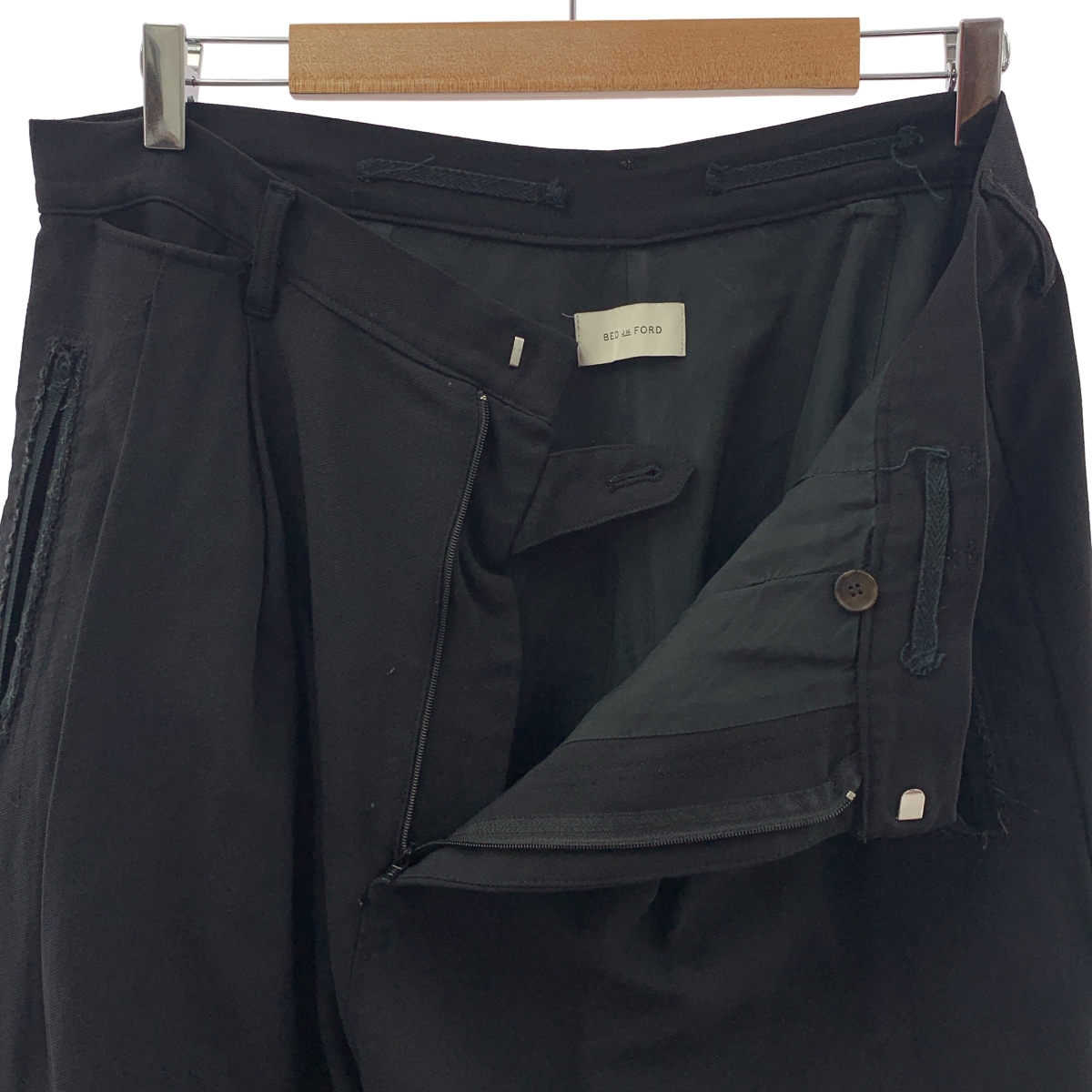 BED J.W. FORD / ベッドフォード Two Tucks Pants 2タック ワイドスラックス