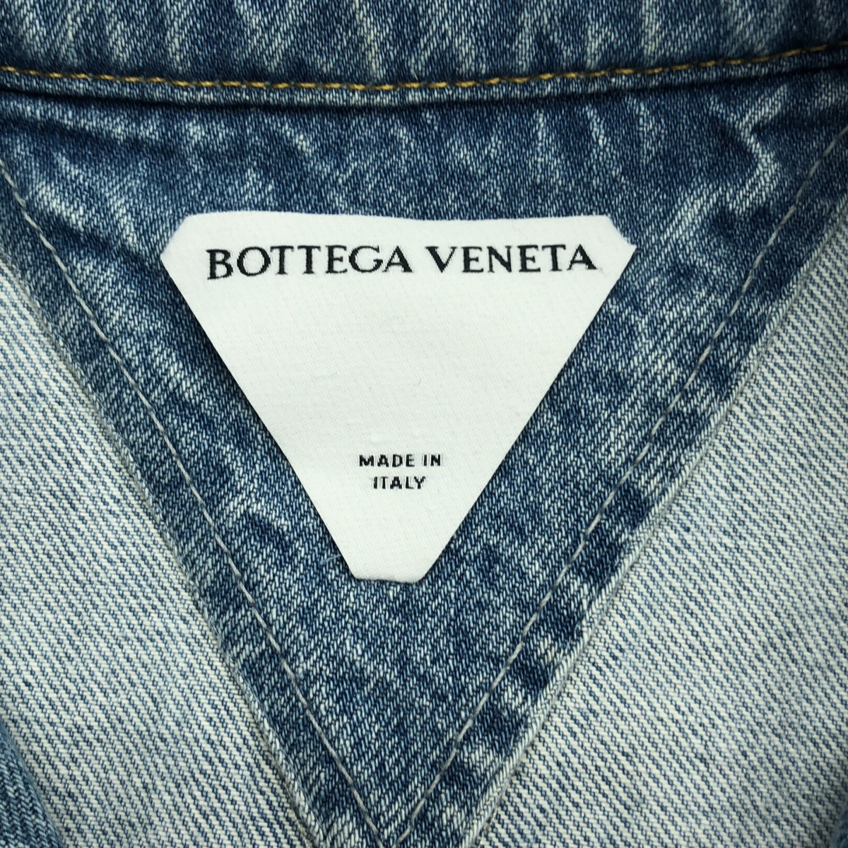 BOTTEGA VENETA / ボッテガヴェネタ Cropped Denim Shirt / ライトブリーチ デニム クロップドシャツ ジャケット
