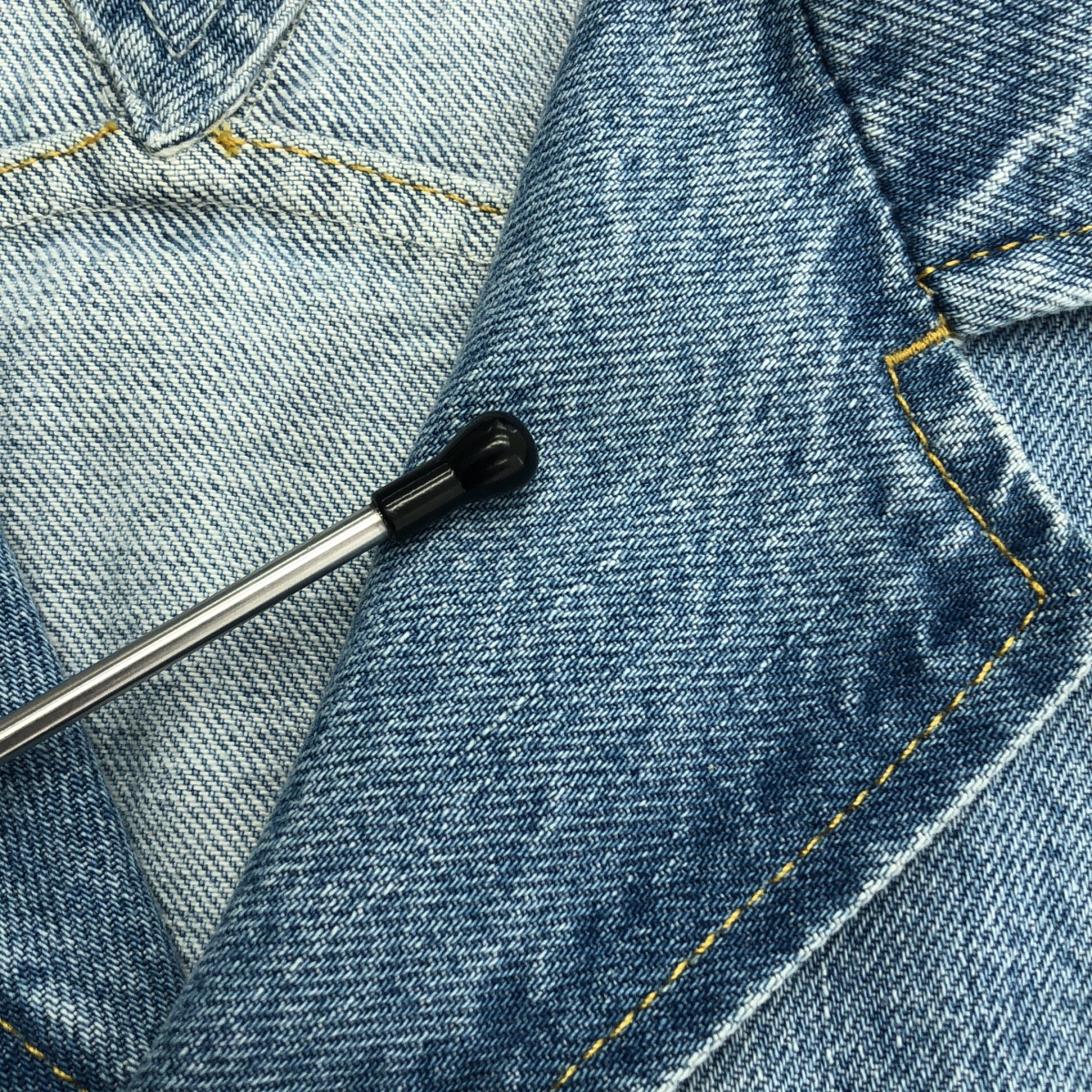 BOTTEGA VENETA / ボッテガヴェネタ Cropped Denim Shirt / ライトブリーチ デニム クロップドシャツ ジャケット