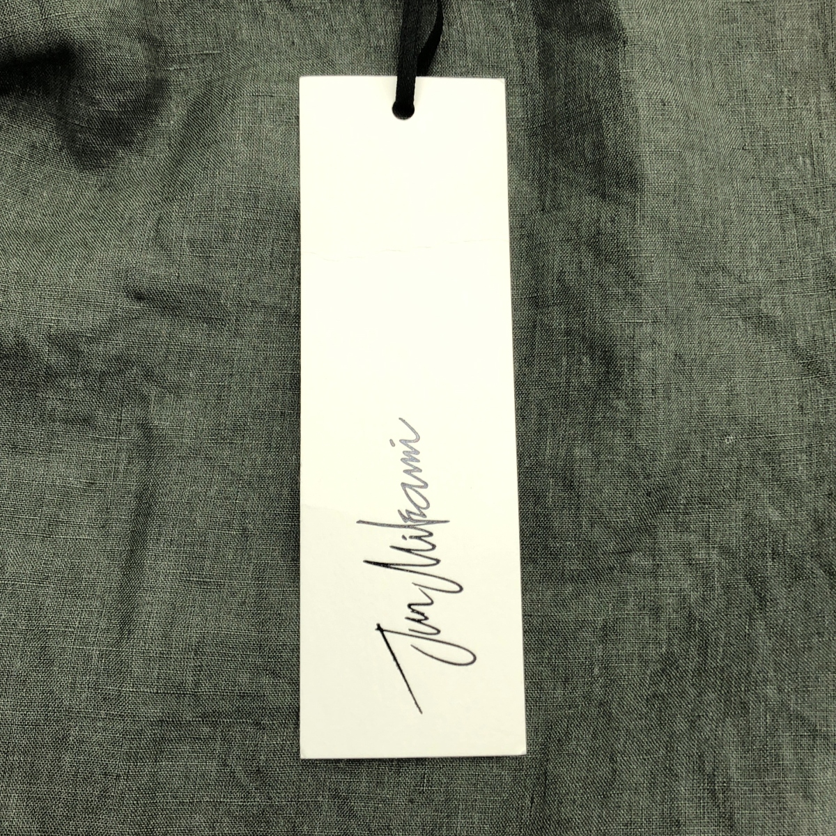 JUN MIKAMI / ジュンミカミ アイリッシュリネンタックスリーブブラウス