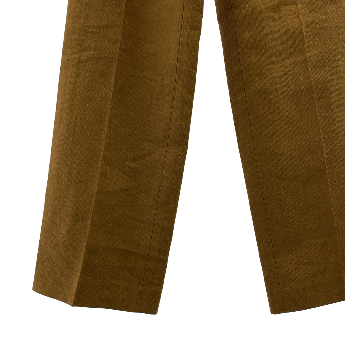 BEIGE， / ベイジ セットアップ レーヨン リネン シングルブレスト ジャケット / スリット パンツ