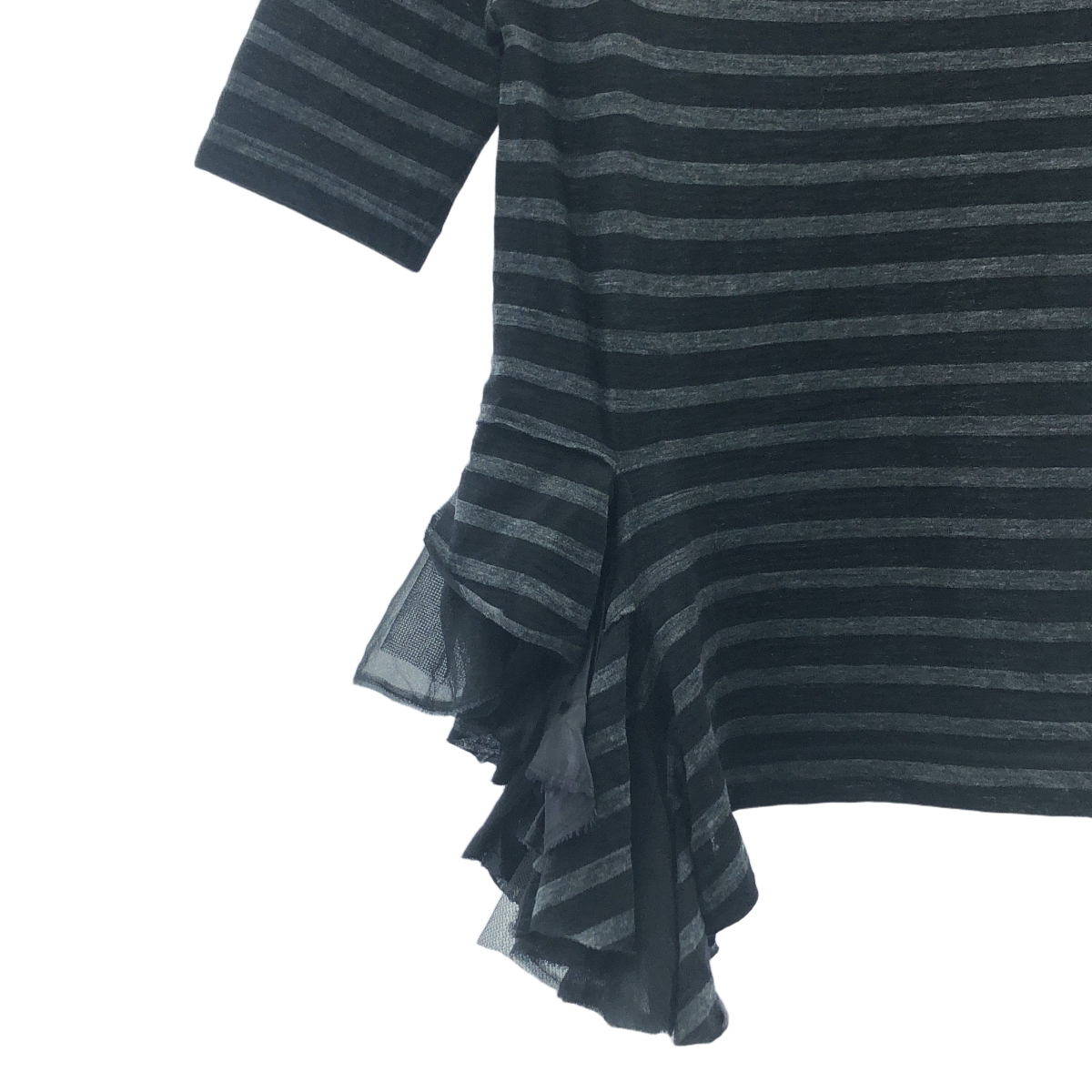 sacai / サカイ アシンメトリー フリル装飾 ブラウス カットソー