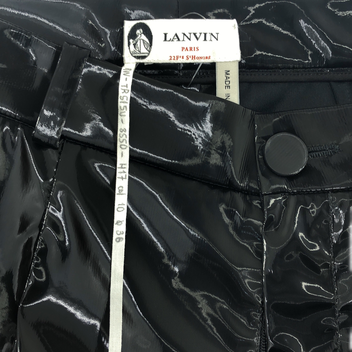LANVIN / ランバン ポリエステル シャイニー パンツ