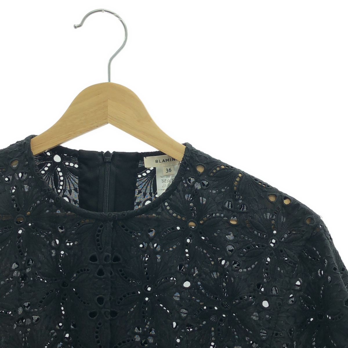 BLAMINK / ブラミンク カットワーク レース ブラウス