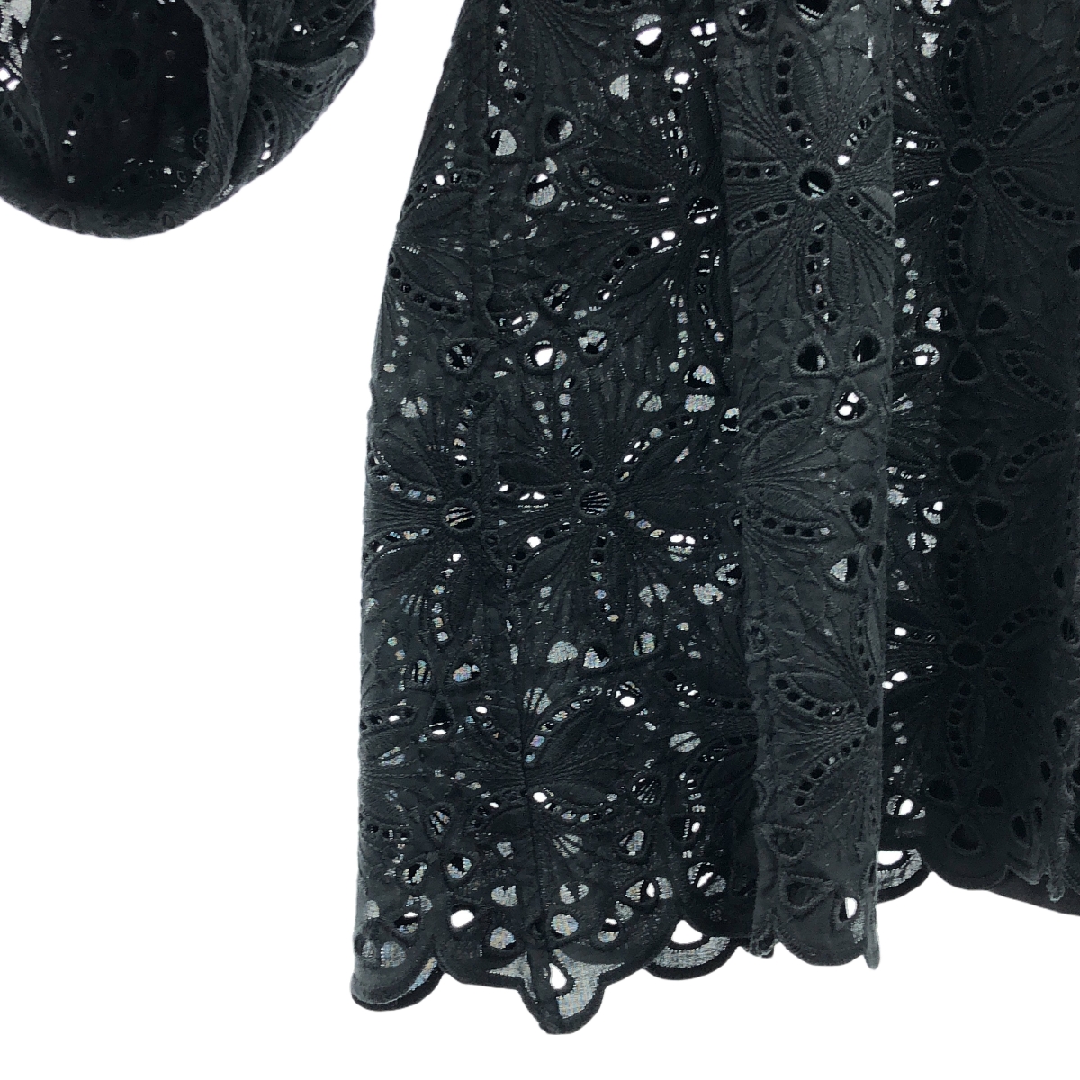 BLAMINK / ブラミンク カットワーク レース ブラウス