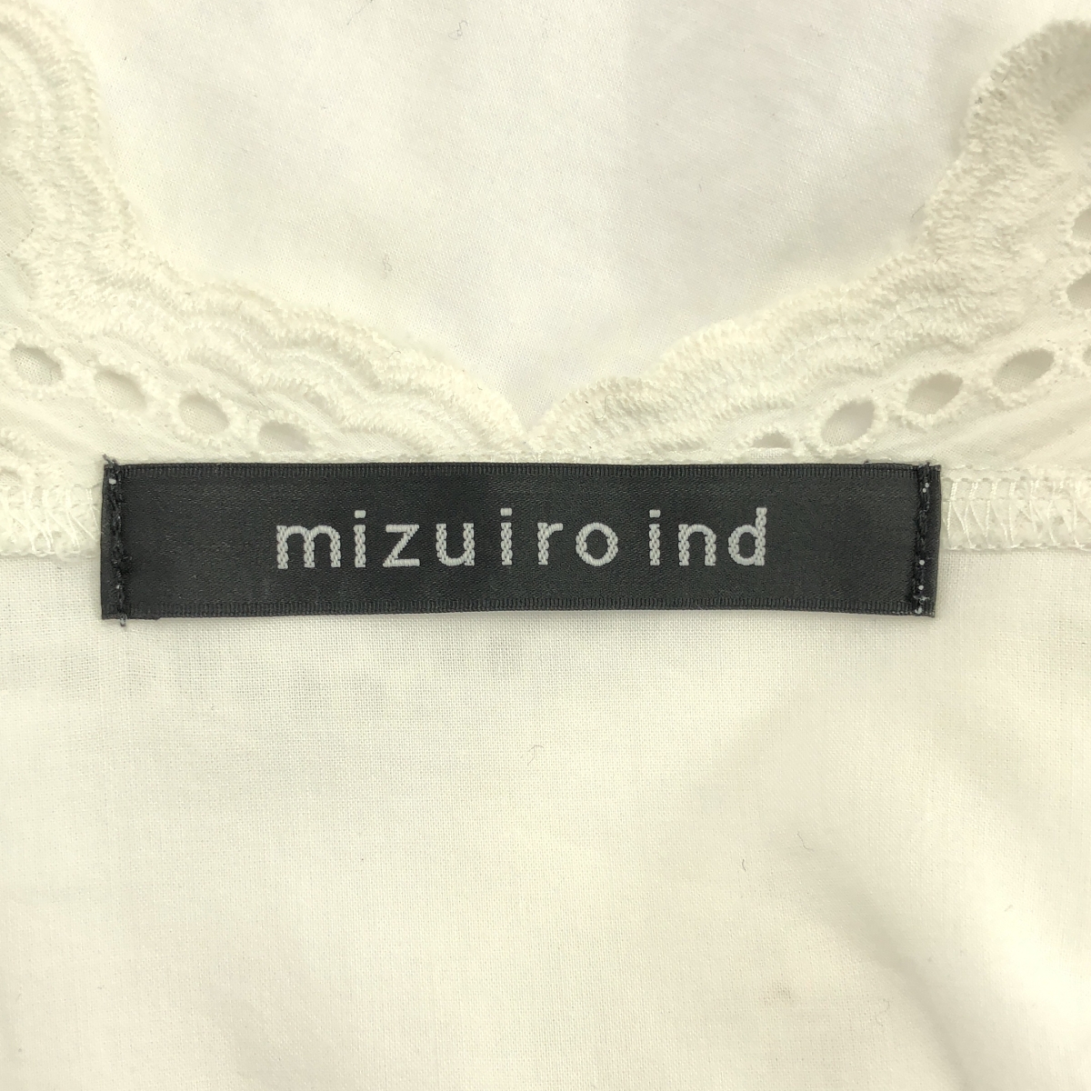 mizuiroind / ミズイロインド レース 刺しゅう プルオーバーブラウス