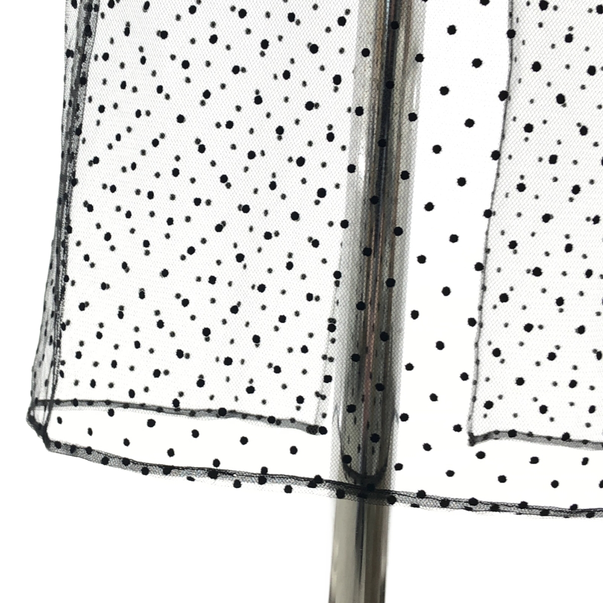 DES PRES / デプレ セットアップ チュール バンドカラー シャツ ブラウス / ウエストゴム スカート