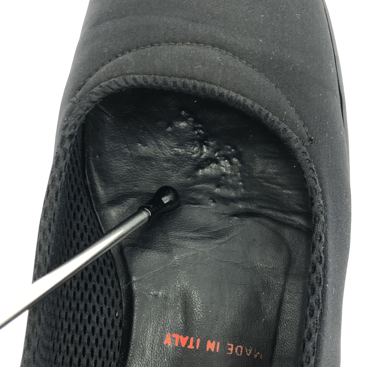 miu miu / ミュウミュウ スクエアトゥ ロゴ スニーカー