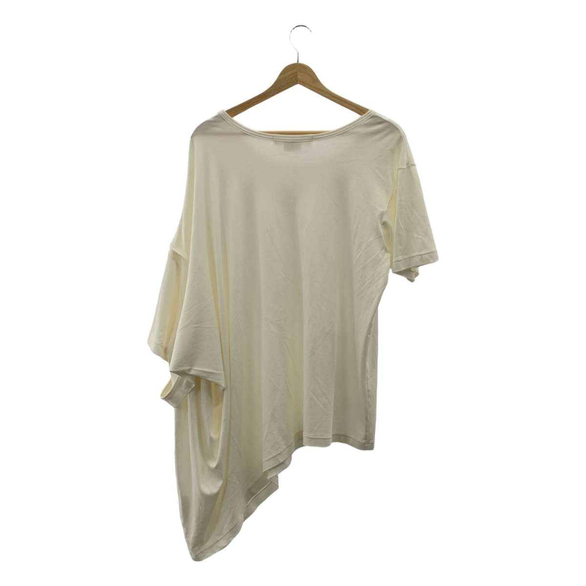 JUNYA WATANABE COMME des GARCONS / ジュンヤワタナベ ストレッチコットン 変形 アシンメトリー カットソー Tシャツ