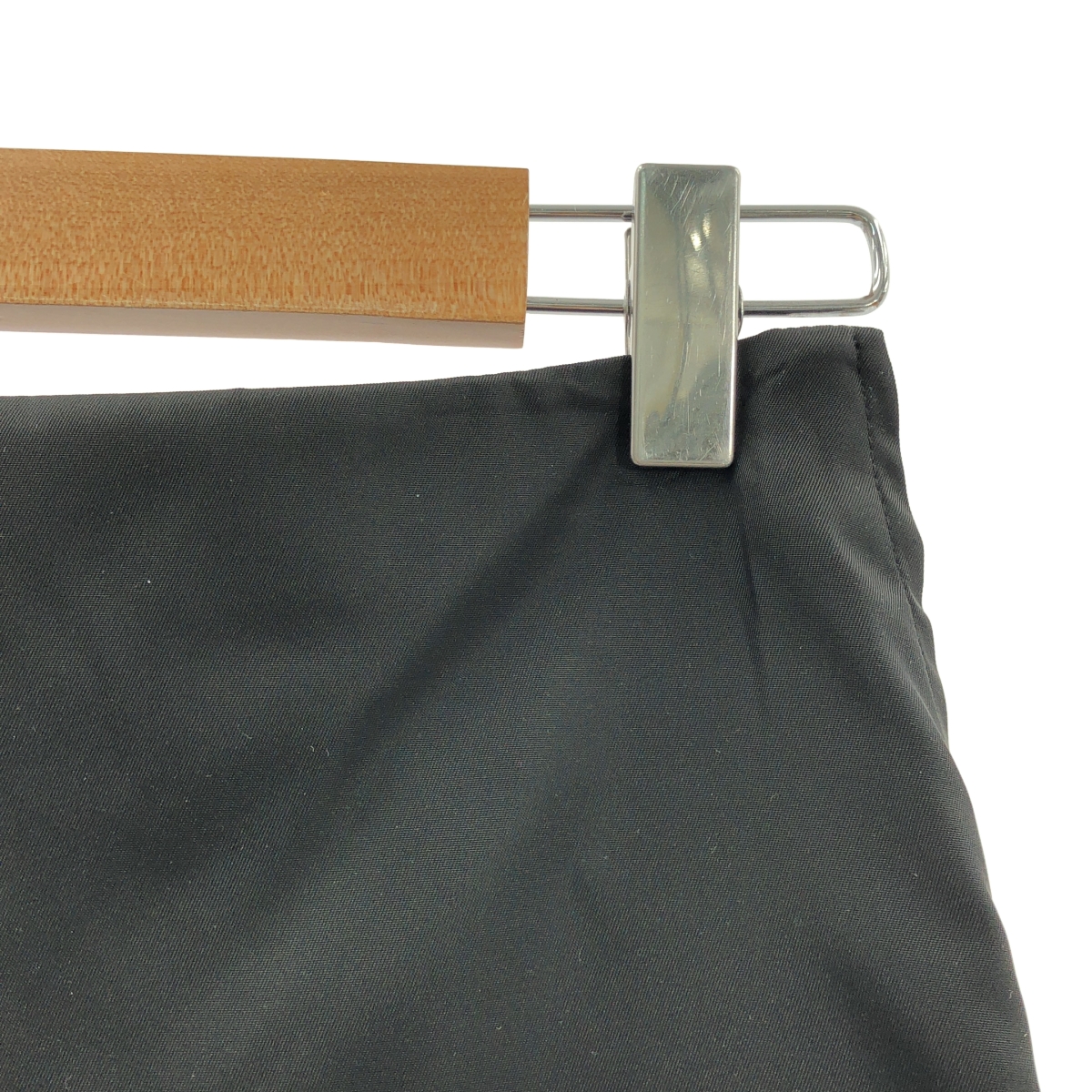 PRADA / プラダ RE-NYLON リナイロン ビジュー トライアングルロゴ スカート