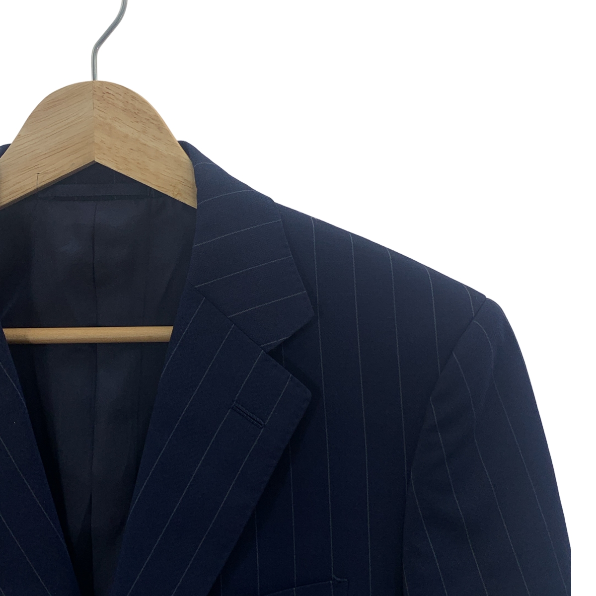 UNITED ARROWS / ユナイテッドアローズ A day in the life / ストライプ モヘヤ混 ウール スーツ セットアップ / 3B テーラードジャケット / スラックス パンツ