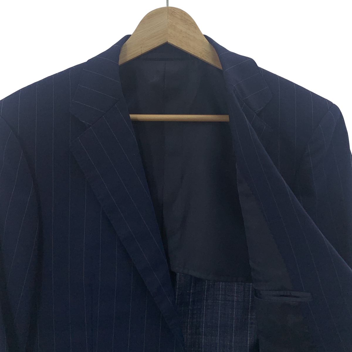 UNITED ARROWS / ユナイテッドアローズ A day in the life / ストライプ モヘヤ混 ウール スーツ セットアップ / 3B テーラードジャケット / スラックス パンツ