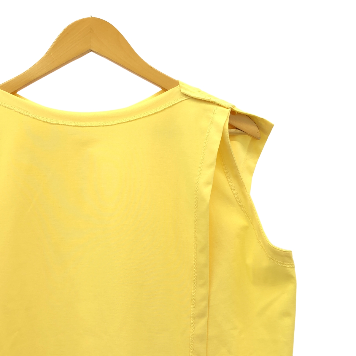 132 5. ISSEY MIYAKE / 1325.イッセイミヤケ CROSS CUT JERSEY クロスカットジャージー ノースリーブ カットソー