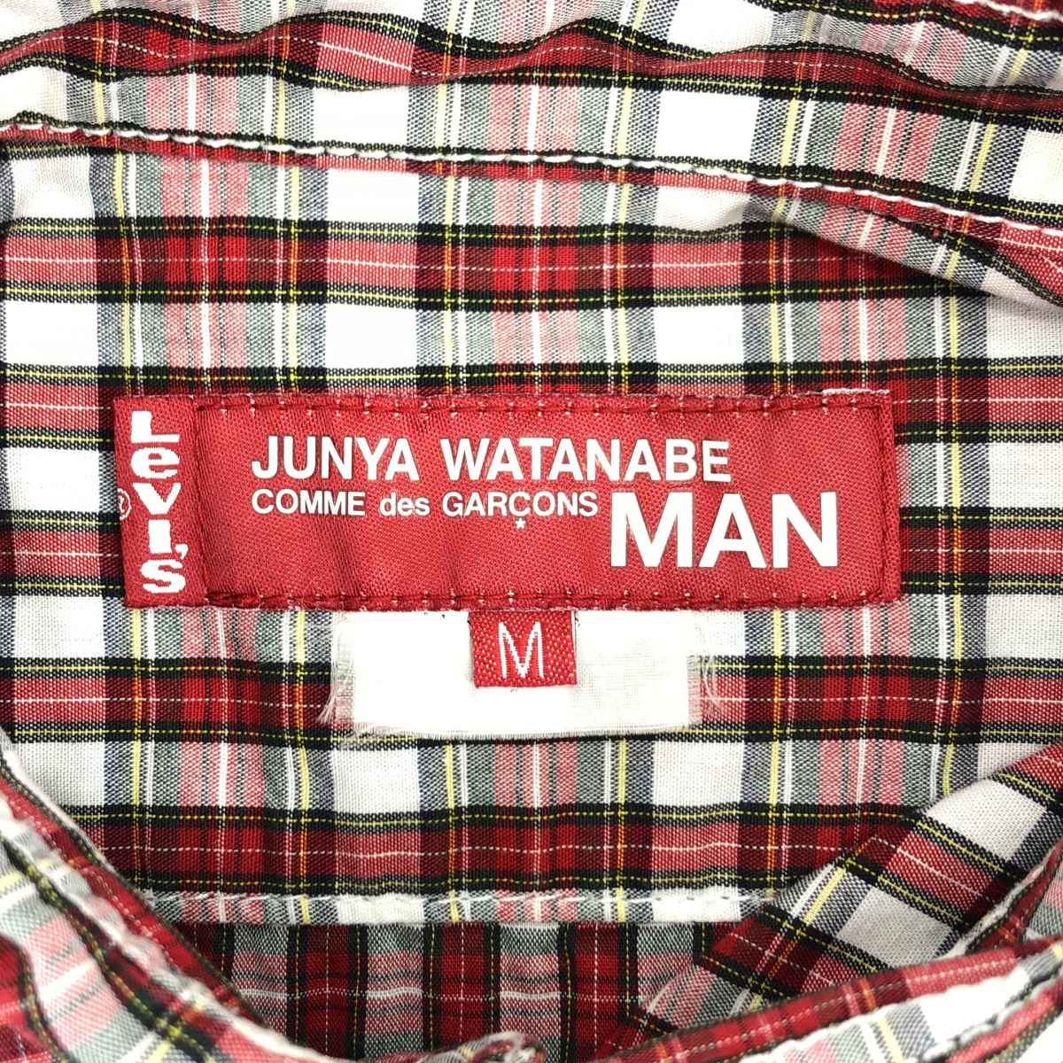 JUNYAWATANABE COMMEdesGARCONS MAN / ジュンヤワタナベマン × Levi's / リーバイス チェック レギュラーカラーシャツ