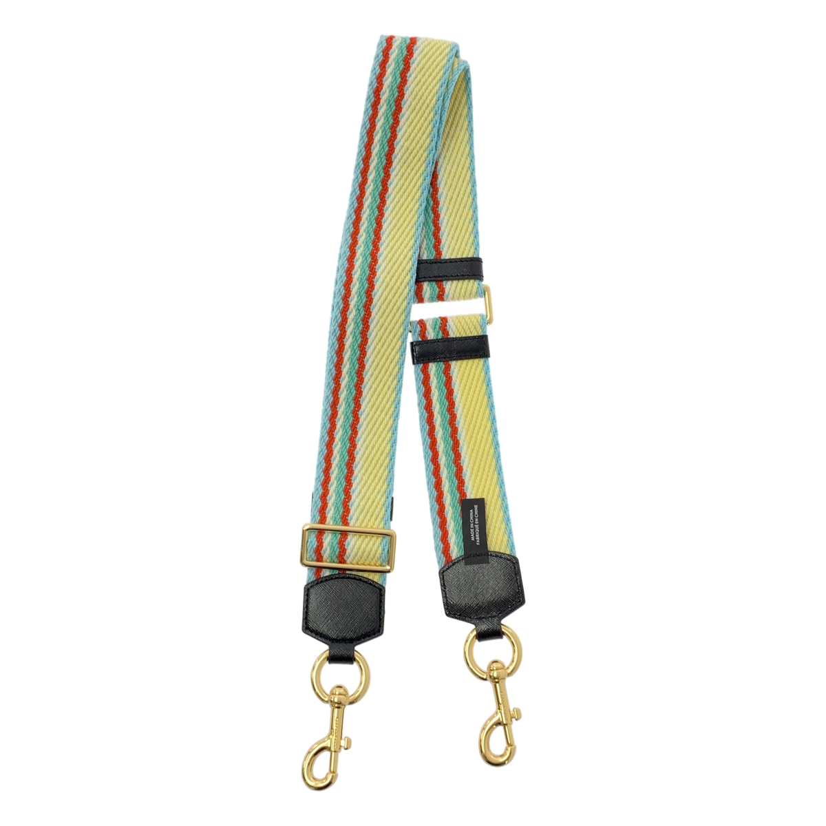 MARC JACOBS / マークジェイコブス キャンバス ストライプ柄 ウェビング ショルダー バッグ ストラップ