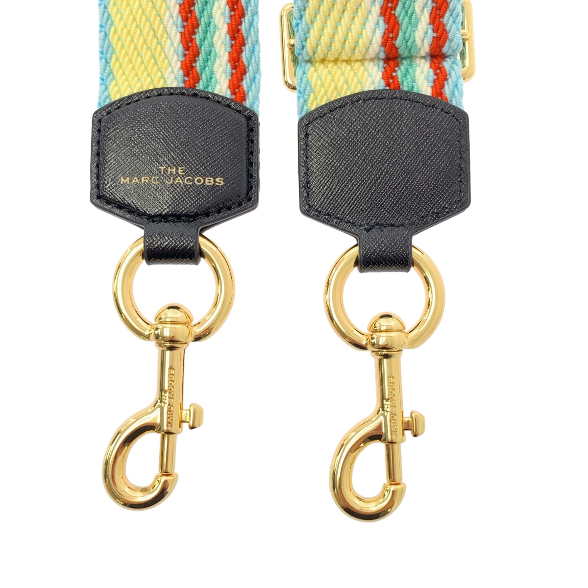 MARC JACOBS / マークジェイコブス キャンバス ストライプ柄 ウェビング ショルダー バッグ ストラップ