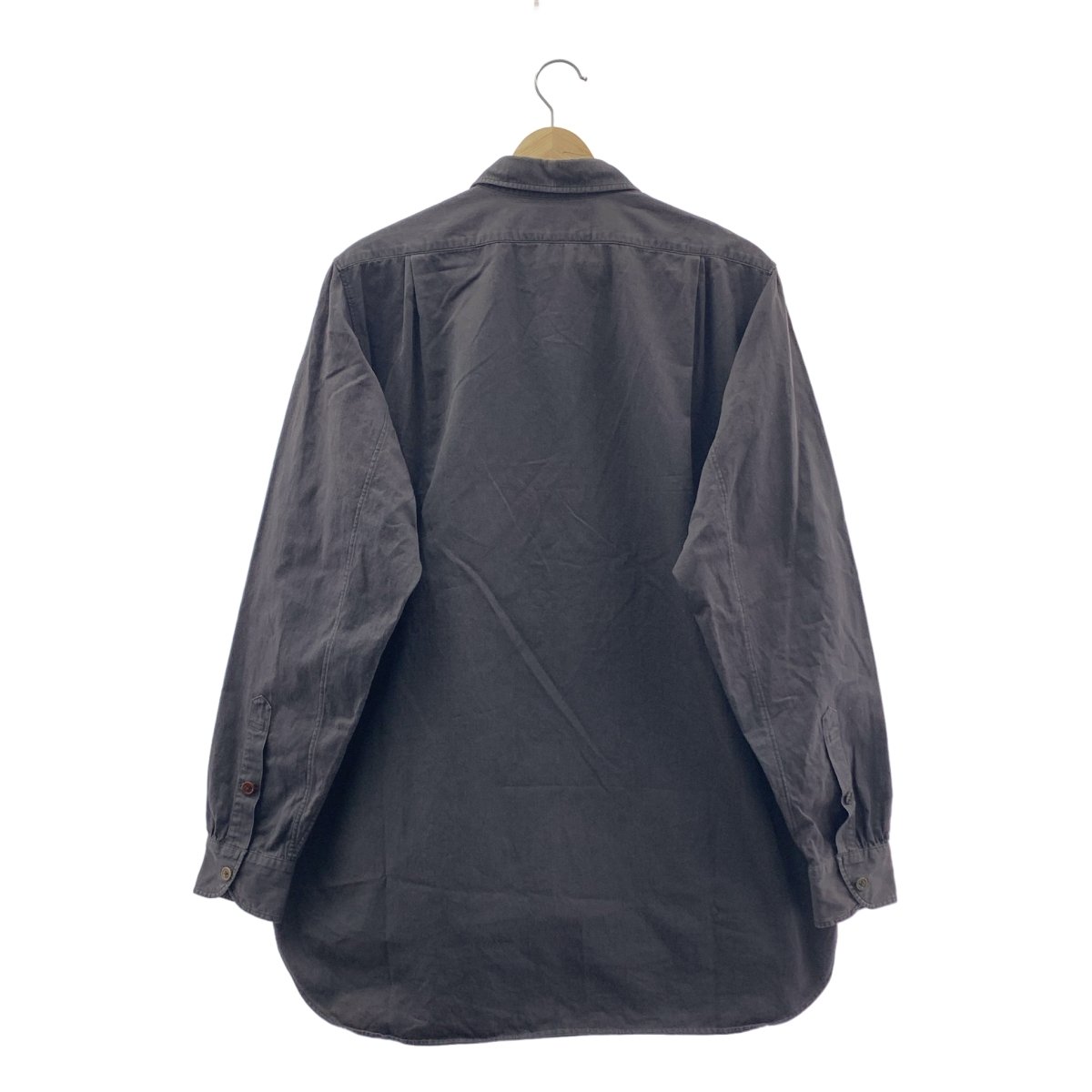 The crooked Tailor / ザクルーキッドテーラー ギャザースリーブ 襟付きプルオーバータイトシャツ