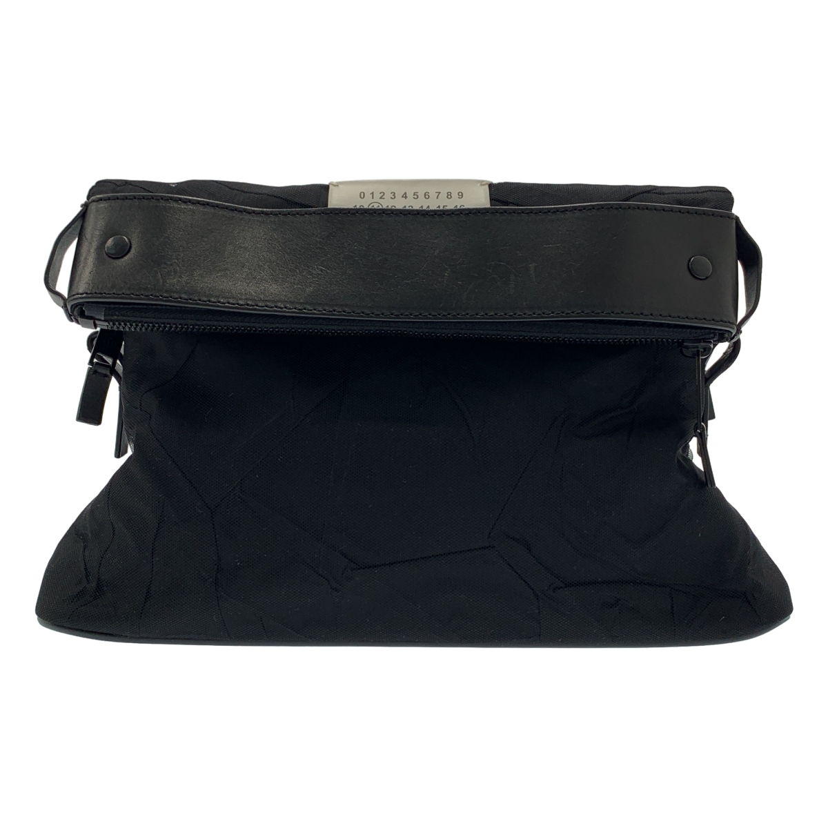 Maison Margiela / メゾンマルジェラ 5AC クロスボディ メッシュ レザー 切替 ショルダーバッグ