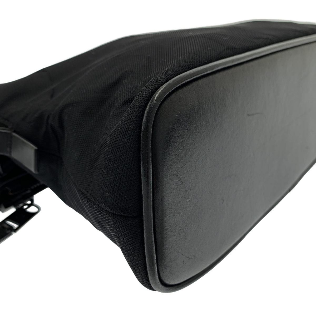 Maison Margiela / メゾンマルジェラ 5AC クロスボディ メッシュ レザー 切替 ショルダーバッグ