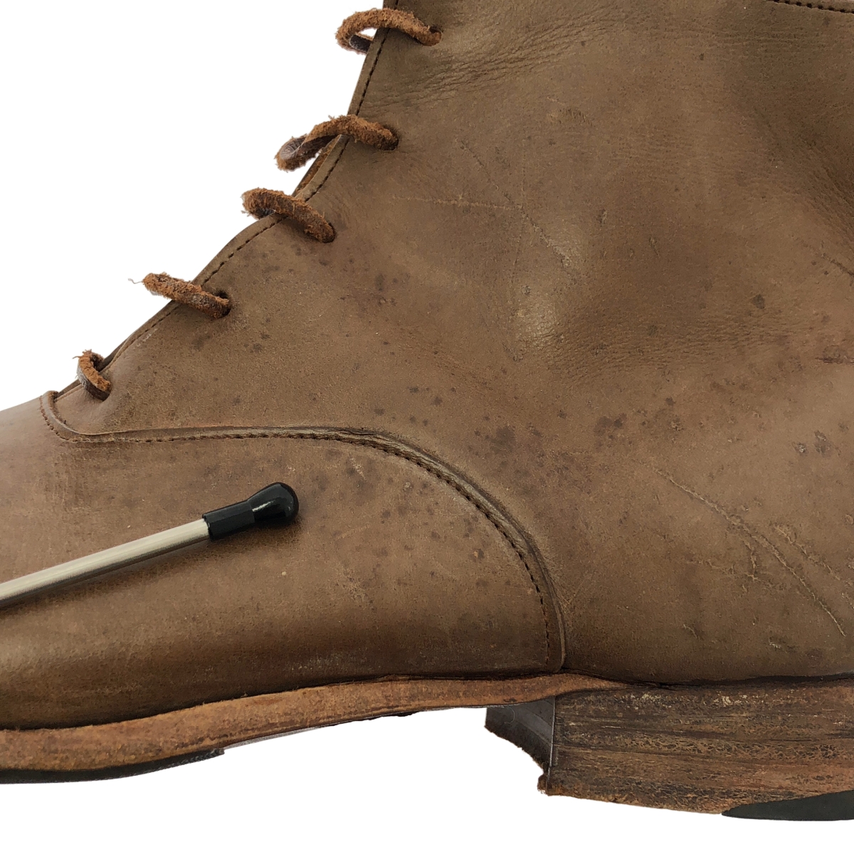 Paul Harnden / ポールハーデン レザー ストレートチップ レースアップブーツ