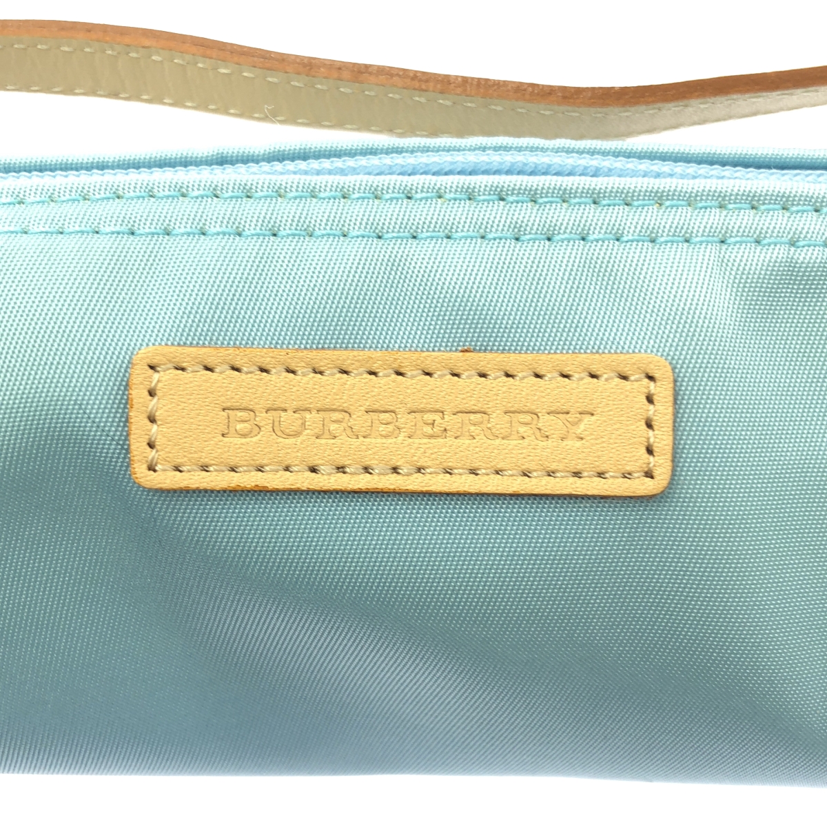 Burberry / バーバリー ノバチェック切替 ロゴパッチ ポーチ バッグ