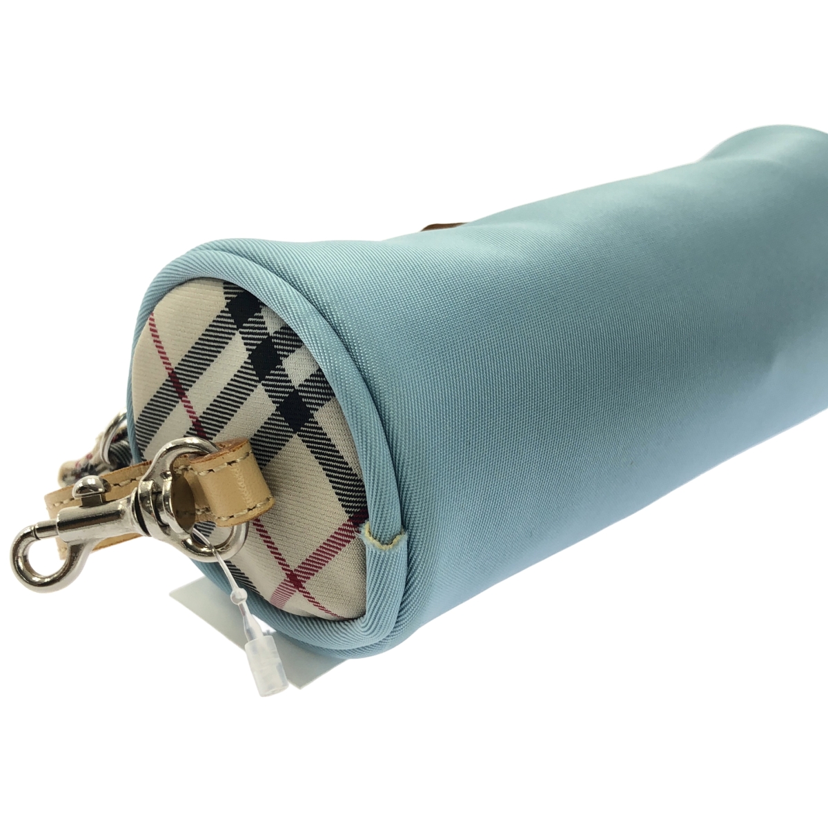 Burberry / バーバリー ノバチェック切替 ロゴパッチ ポーチ バッグ