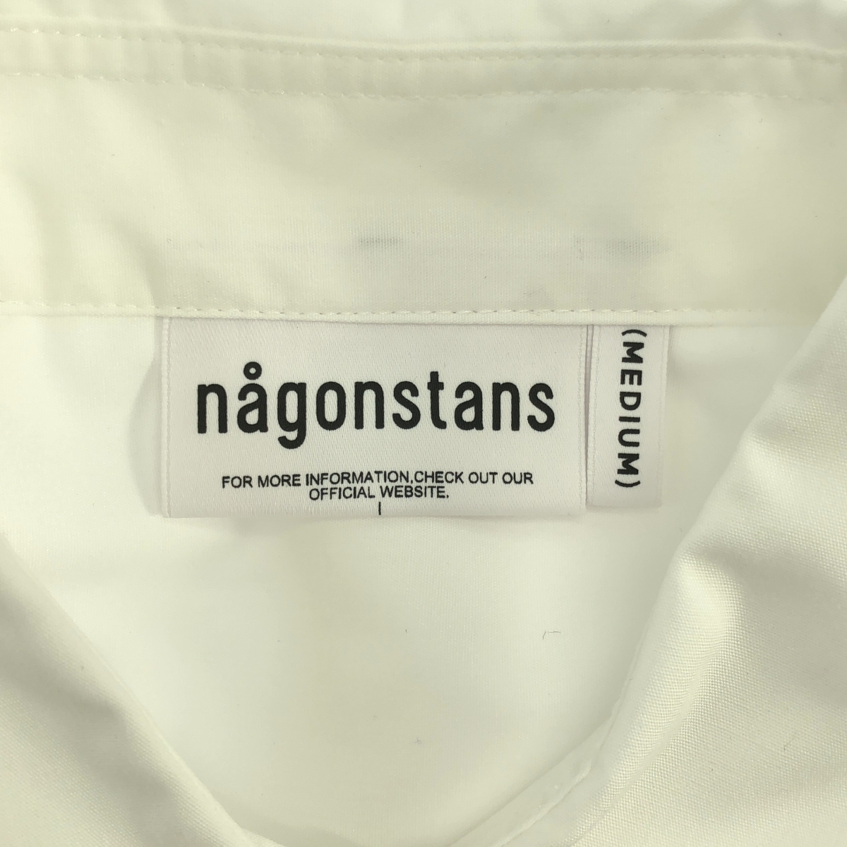 nagonstans / ナゴンスタンス mix-hem shirt ブロード ミックスヘム シャツ