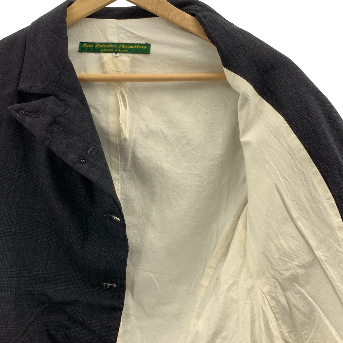 Paul Harnden / ポールハーデン W.Blazer ウール カシミヤ チェック ブレザー ジャケット