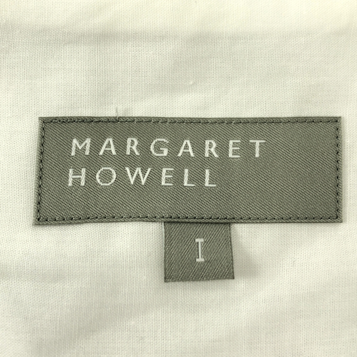 MARGARET HOWELL / マーガレットハウエル コットン ビッグタイ スリット シャツ ブラウス