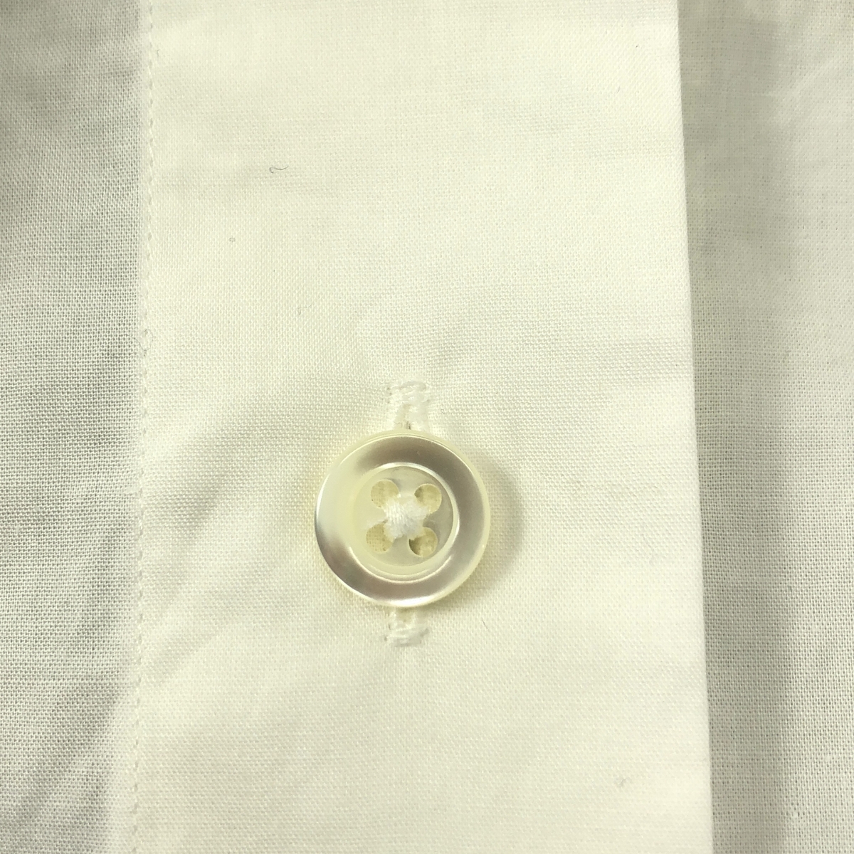 MARGARET HOWELL / マーガレットハウエル コットン ビッグタイ スリット シャツ ブラウス