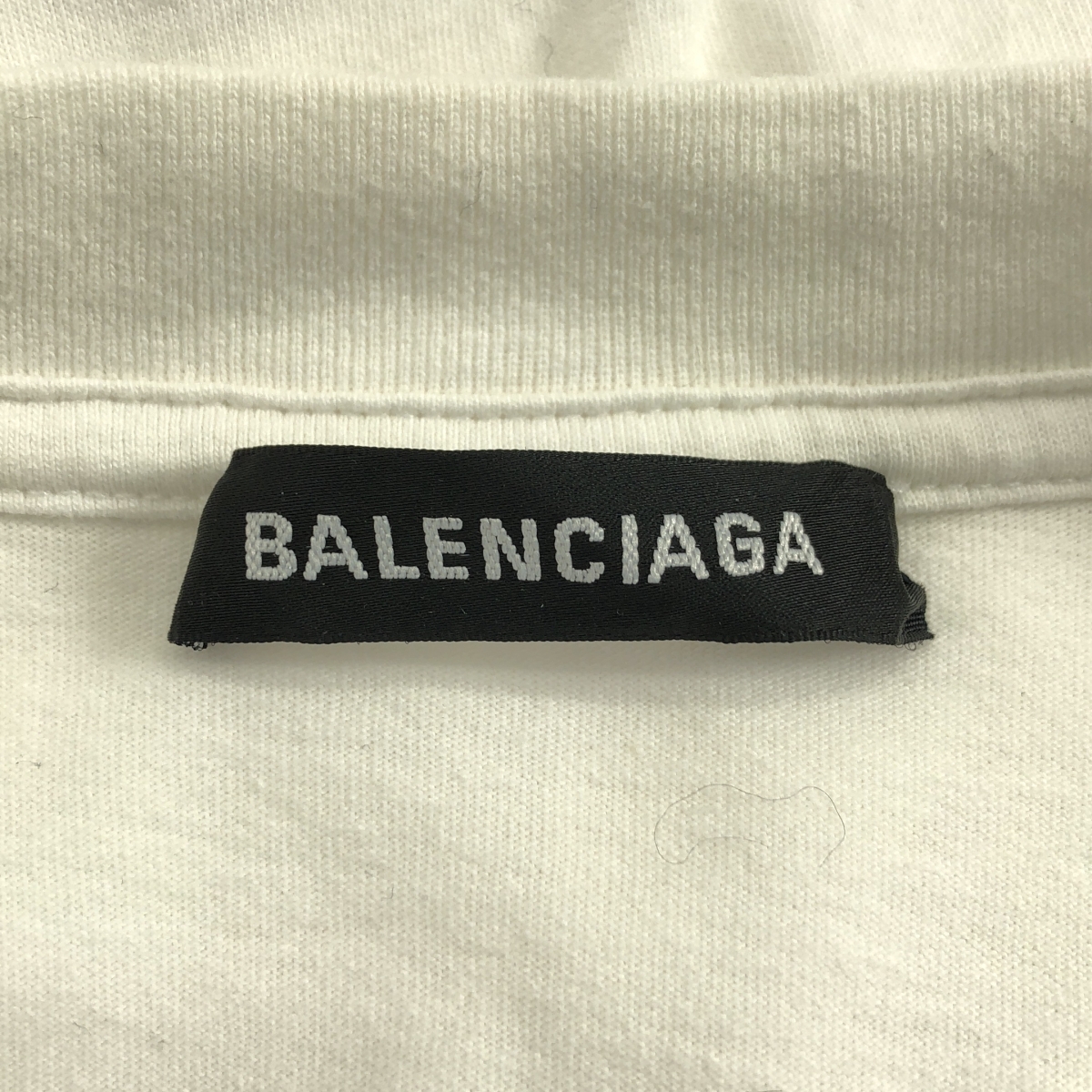 BALENCIAGA / バレンシアガ コットン バックロゴプリント Tシャツ