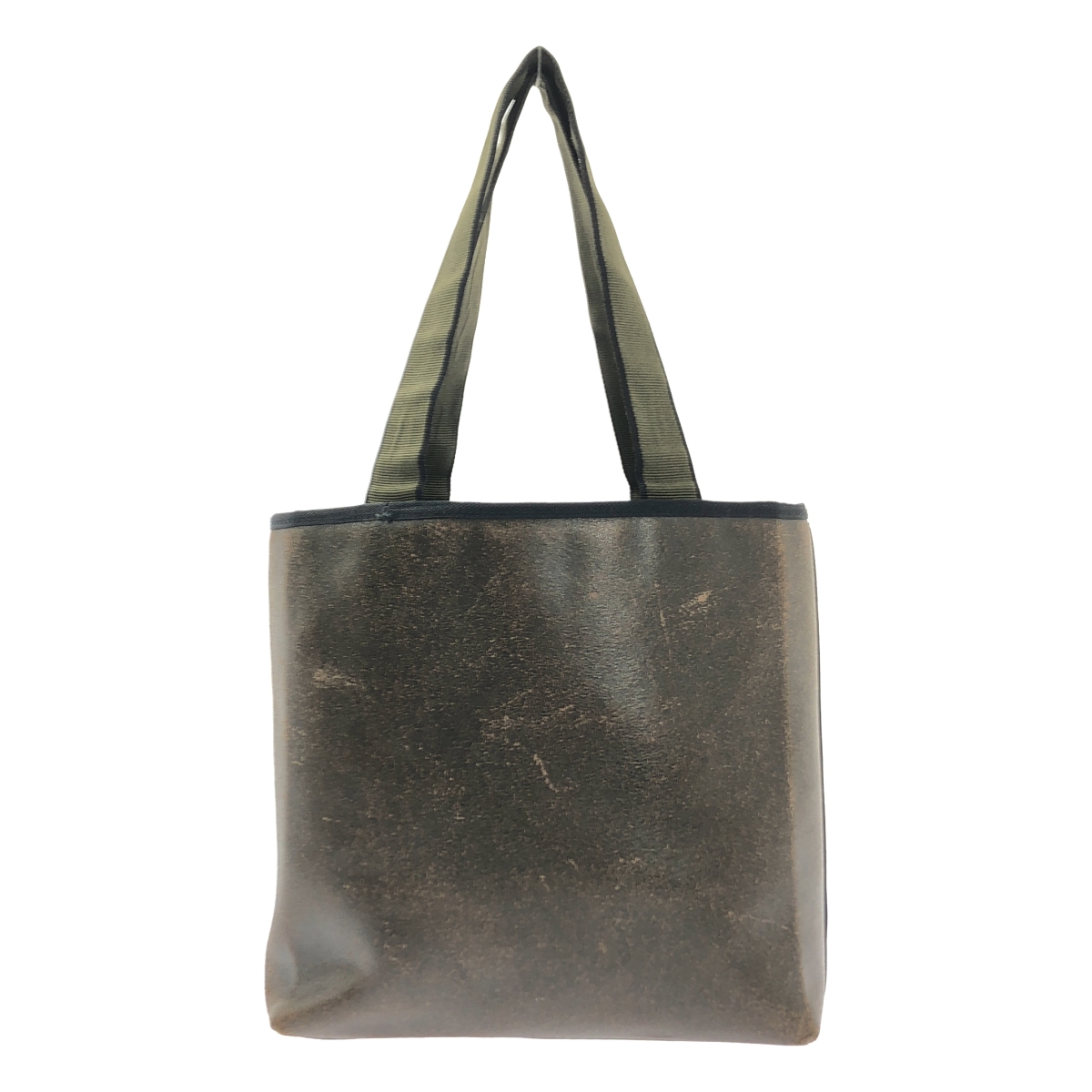 miu miu / ミュウミュウ レザー ロゴ型押し トートバッグ