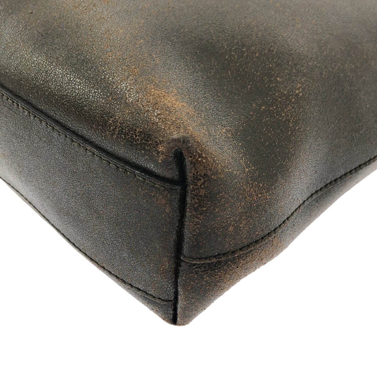 miu miu / ミュウミュウ レザー ロゴ型押し トートバッグ