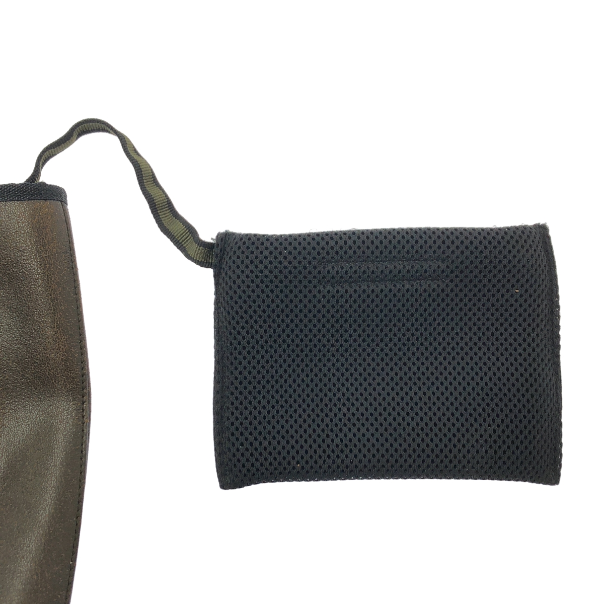 miu miu / ミュウミュウ レザー ロゴ型押し トートバッグ