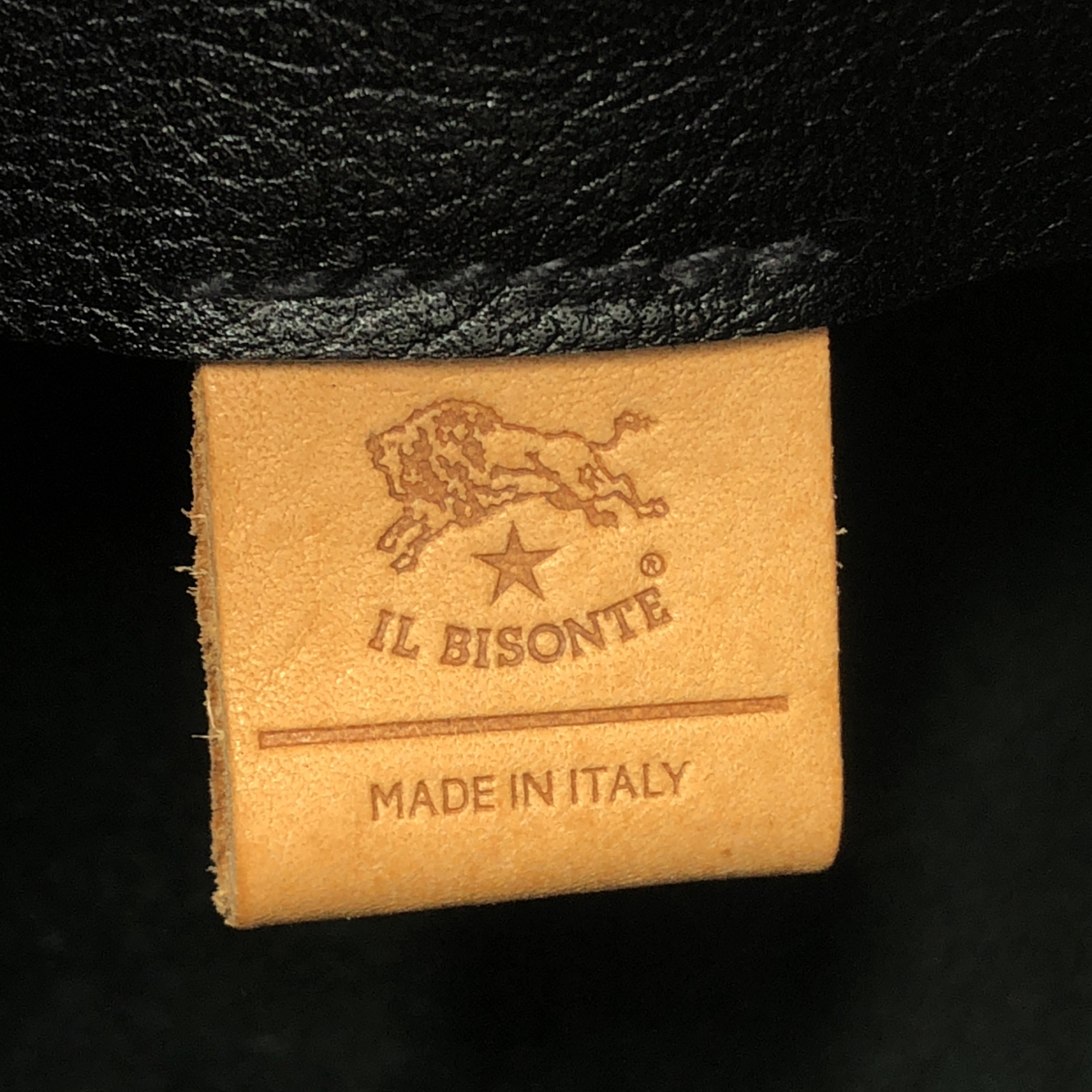 IL BISONTE / イルビゾンテ レザー スクエア ハンドバッグ