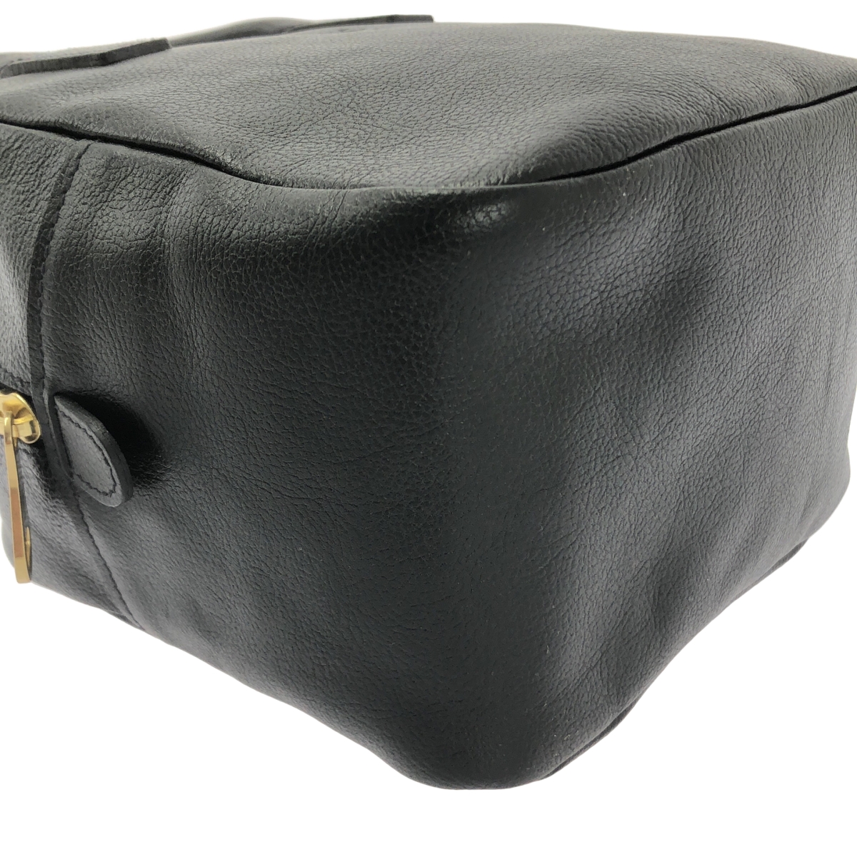 IL BISONTE / イルビゾンテ レザー スクエア ハンドバッグ