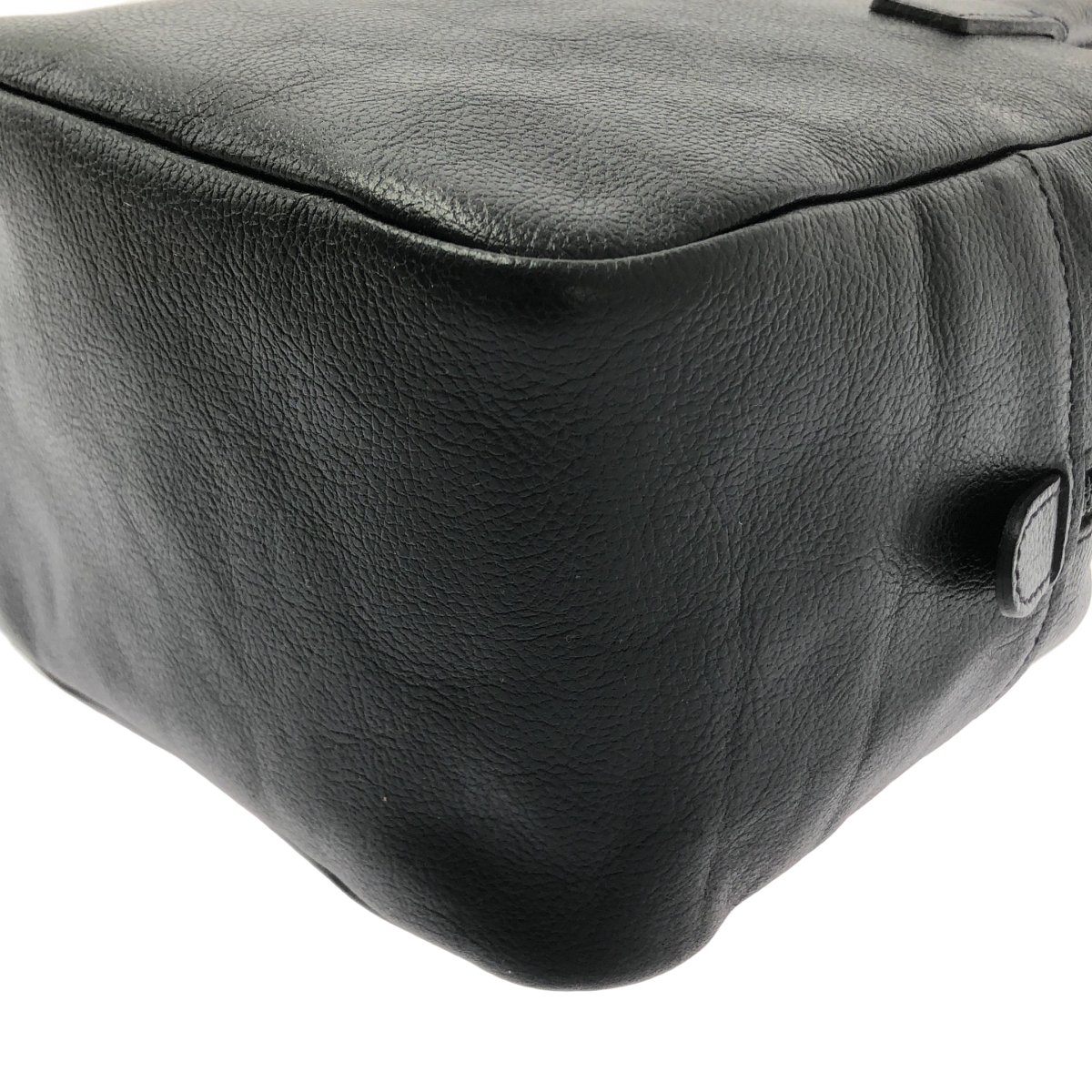 IL BISONTE / イルビゾンテ レザー スクエア ハンドバッグ