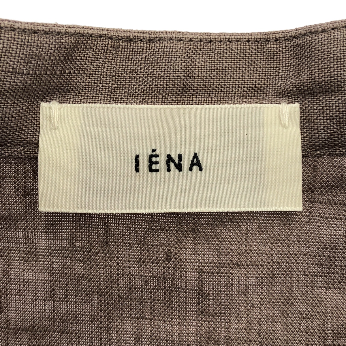IENA / イエナ リネンバンドカラー シャツOP ワンピース