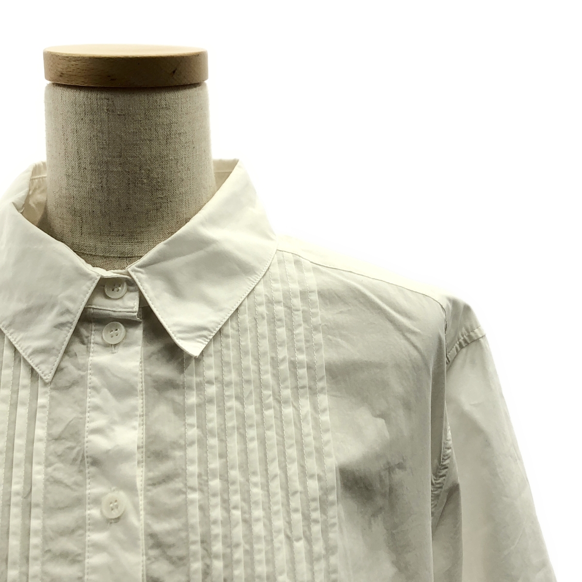 その他 ピンタックシャツ 切替 プリーツスカート ワンピース