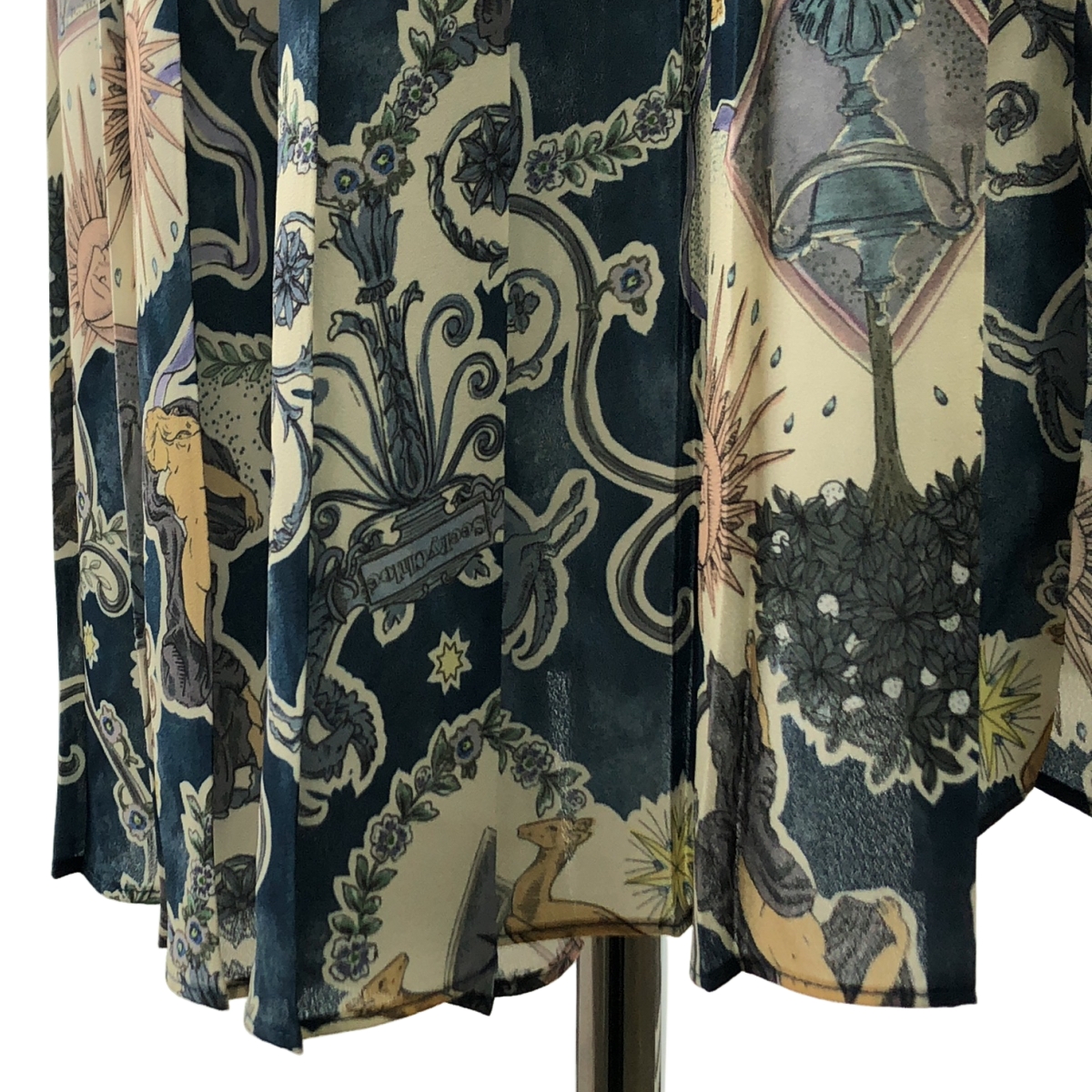 その他 ピンタックシャツ 切替 プリーツスカート ワンピース