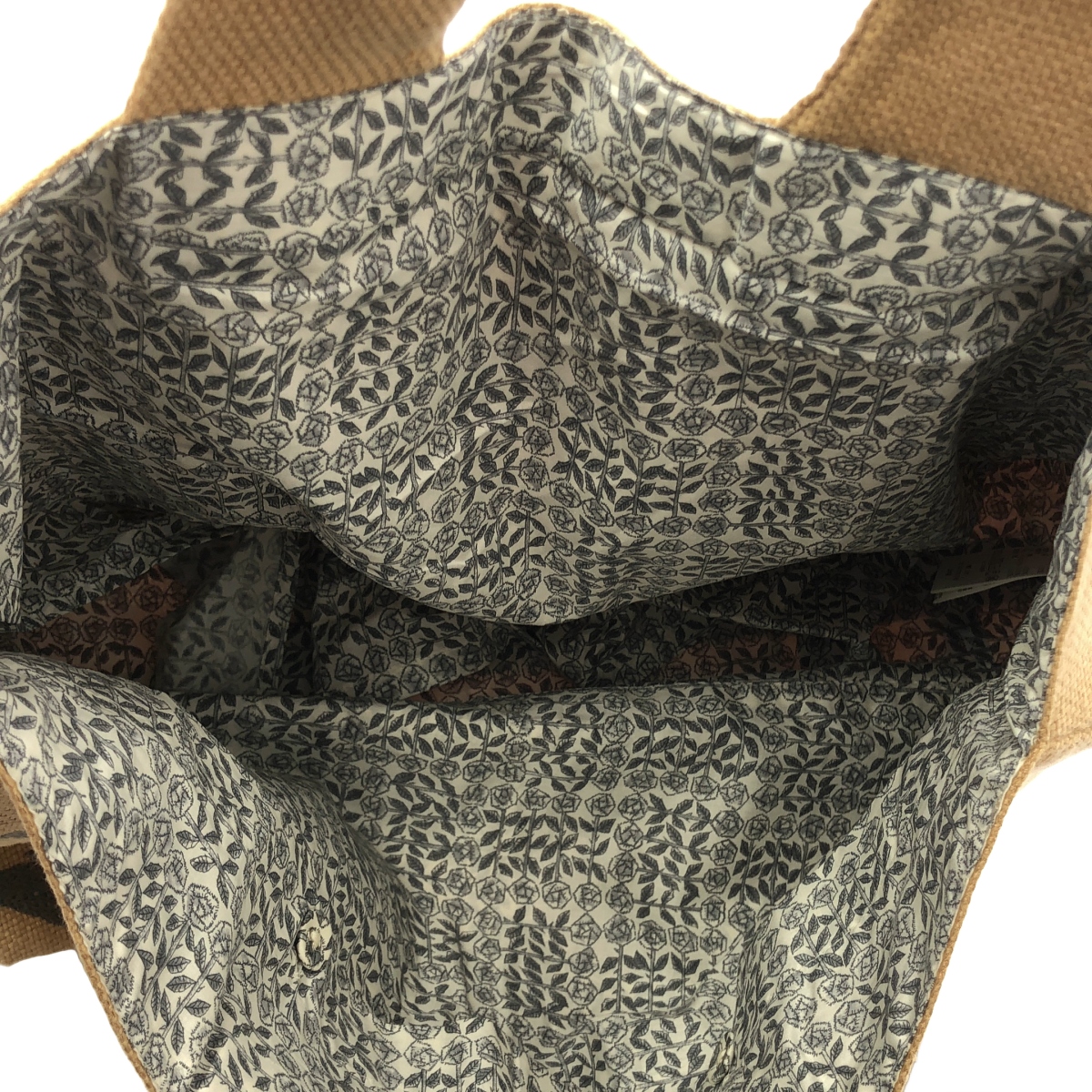 mina perhonen / ミナペルホネン tori-to-hana 鳥と花 / リネン パニーニバッグ トートバッグ