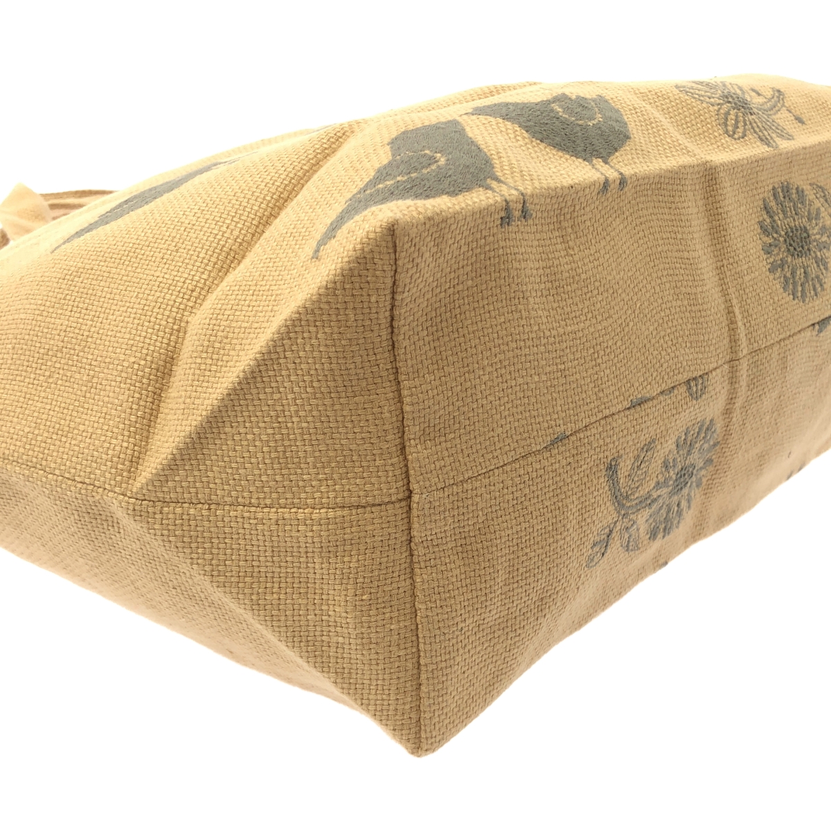 mina perhonen / ミナペルホネン tori-to-hana 鳥と花 / リネン パニーニバッグ トートバッグ