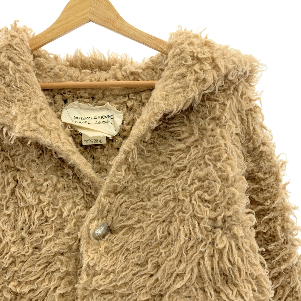 NOZOMI ISHIGURO / ノゾミイシグロ コインボタン ボアジャケット