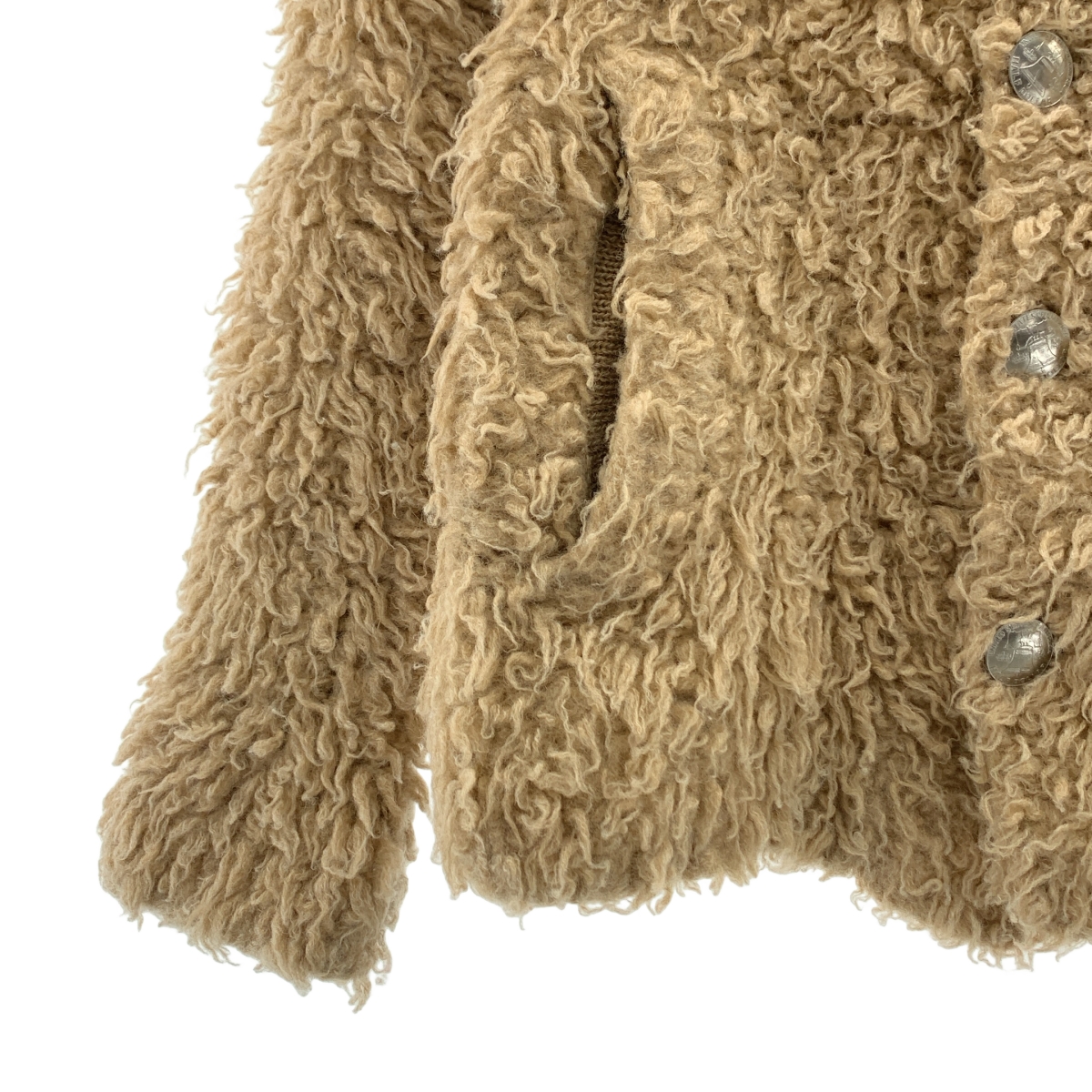 NOZOMI ISHIGURO / ノゾミイシグロ コインボタン ボアジャケット